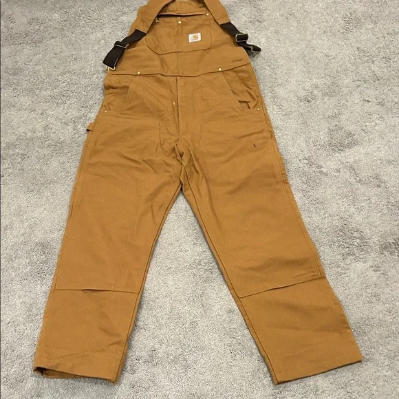 Carhartt Tan Work Overalls - Picture 2 of 4